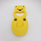 Rubber Panda Shaped Baby Door Stoppers 180 Degree Rotating